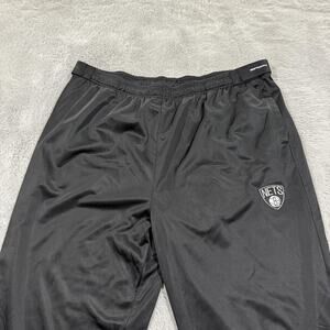 Brooklyn Nets Pants Mens 4XL Black NBA Basketball Zipway Tearaway Warm Up Zipper